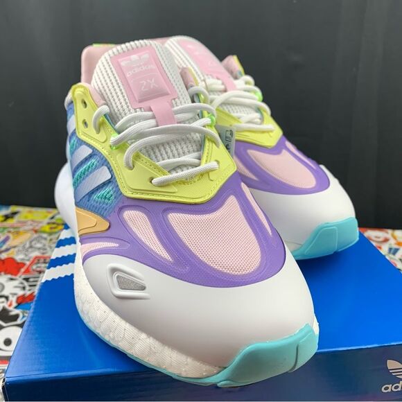 Adidas ZX 2K Boost 2.0 Multicolor 6Y / 7.5 Womens - Picture 7 of 15